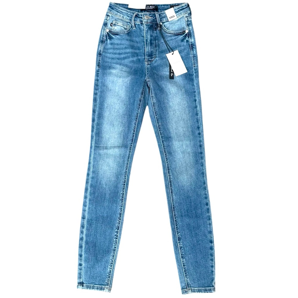 Judy Blue Skinny Jeans in Blue with High-Rise and Stretch 0/24 NWT